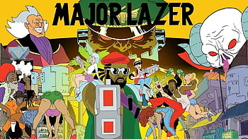 Major Lazer, Hulu streaming, Binge-worthy series, Online entertainment HD wallpaper