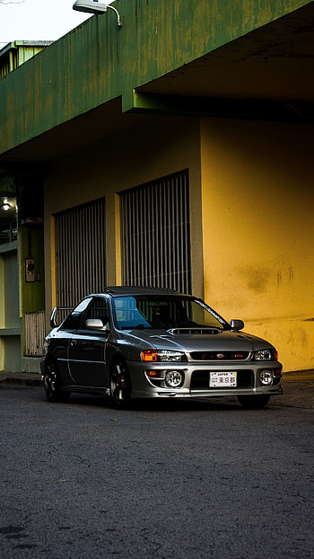 Subaru, Cars, Car, Machine, Grey, Side View, Subaru Impreza Rs HD phone wallpaper