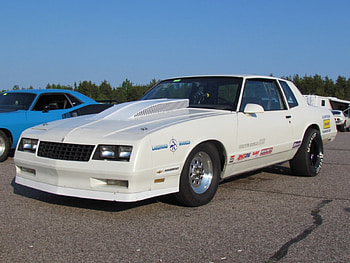 1986 Chevy Monte Carlo SS, monte carlo ss, classic, chevrolet, race car, 1986, 86, drag car, ss, bowtie, chevy HD wallpaper