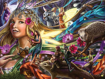Night Fairy F, art, beautiful, fairy, artwork, lady, wide screen, painting, fantasy, abstract HD wallpaper