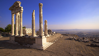 Architecture Jordan Temple of Hercules Ruin Pergamon Turkey Travel HD wallpaper