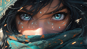 Mirrors Of Magic Delving Into Girls Enchanted Eyes, ai-girls, ai, artist, artwork, digital-art HD wallpaper