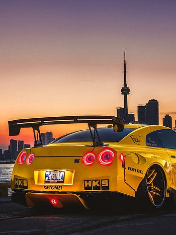 Nissan GTR, Canadian beauty, wonder, Automotive masterpiece HD phone wallpaper
