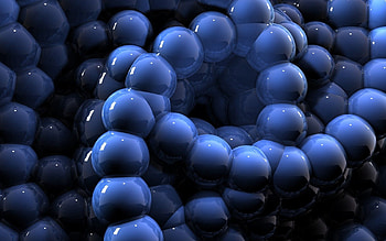 Structure, 3D, Form, Figure, Balls HD wallpaper