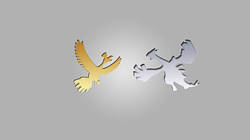 Ho-Oh & Lugia HD wallpaper