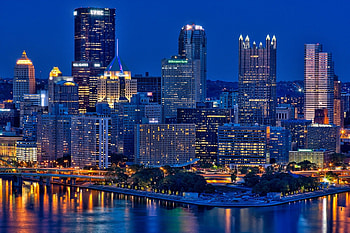 Pittsburgh , quality, backgrounds, Iconic cityscape HD wallpaper