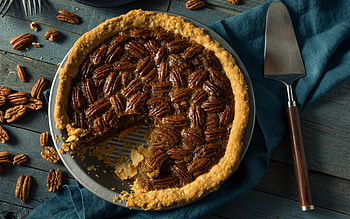 Pecan Pie, pie, dessert, food, peacn HD wallpaper
