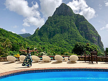 Stonefield villa resort, Saint Lucia, Curious creature, Travel HD wallpaper
