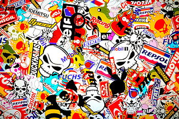 sticker bomb - sticker bomb category HD wallpaper