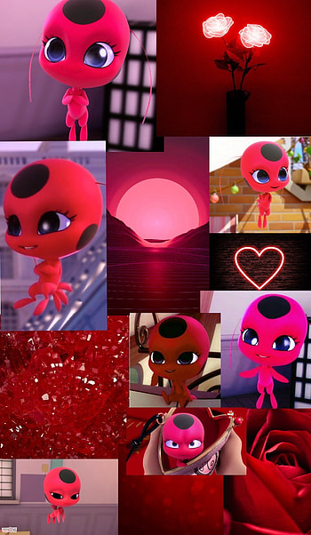 Tikki, Miraculous, Red, Ladybug, Kwami HD phone wallpaper