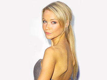 Katrina Bowden, Actresses, Blondes, White background HD wallpaper