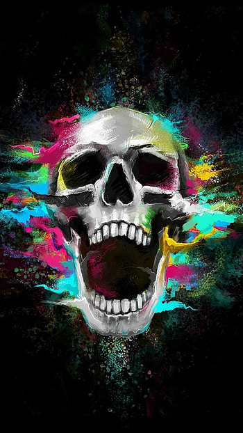 Unique, Skull HD phone wallpaper