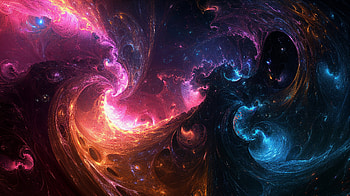 Cosmic Dreams: An Abstract Ultra, Abstract, space, cosmic, colors, galaxy HD wallpaper