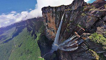 Venezuela, , Waterfall, Nature, Vegetation, Water HD wallpaper