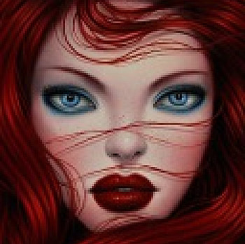 by Sarah Joncas, art, red, lips, paintings, people, beauty HD wallpaper