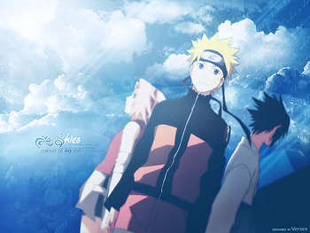 Sakura sasuke and naruto, naruto, anime HD wallpaper