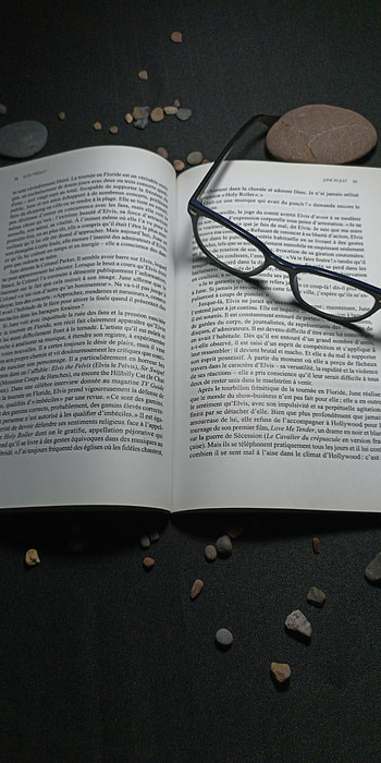 Book, study, read, studying, mood, calme, black, reading, stone, glasses, Moody, books, paper, reading books, reading book HD phone wallpaper
