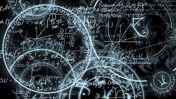 Trigonometry mathematics black and white circles HD wallpaper