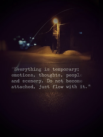 Just Flow it, sayings, lowlight, aboutlife HD phone wallpaper