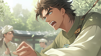 Joseph Joestar from Jojo's Bizarre Adventure, Anime, Joseph Joestar, Jojo's Bizarre Adventure HD wallpaper