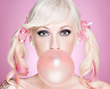 Bubble Girl, cute, girl, bubble HD wallpaper