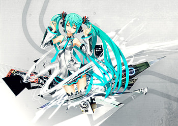 Vocaloid miku, miku, singing, white, 01, green, hatsune, vocaloid, beauty HD wallpaper