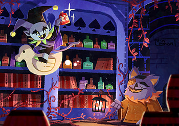 Deltarune Duel: Seam & Jevil in Ultra, Jevil (Deltarune), video game, deltarune HD wallpaper