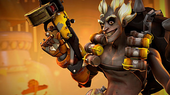 Junkrat, Explosive mayhem, Chaotic gameplay, Overwatch hero HD wallpaper