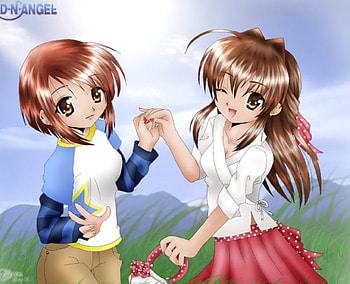 Summer Haradas, cute, summer, happy, anime HD wallpaper
