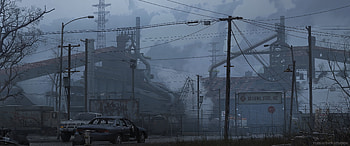 Silent Hill Ascension - Mysterious Foggy Town Scene, video game, Silent Hill: Ascension HD wallpaper