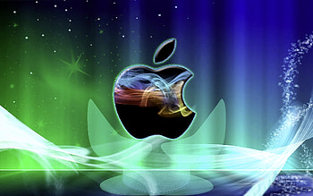 Colorful apple design, imac, design, color, art, beautiful, cellular, mobile, , digital, logo, company, view, apple HD wallpaper