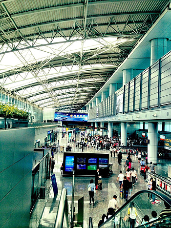 Guangzhou Baiyun International Airport, Can Guangzhou Baiyun, International Airport, Guangzhou China travel HD phone wallpaper