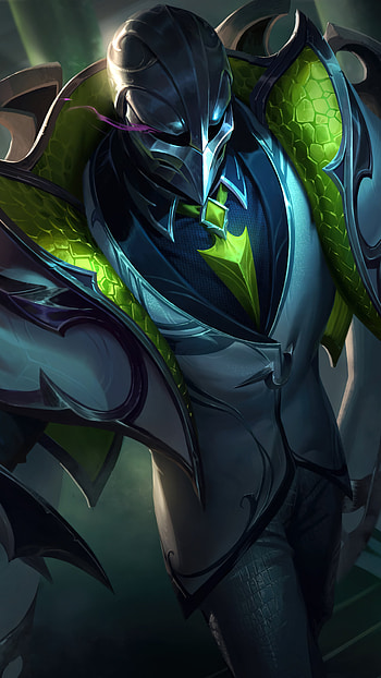 Debonair zed, art, league of legends HD phone wallpaper