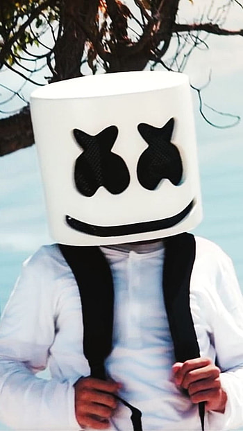 Marshmallow, Face, Mask HD phone wallpaper