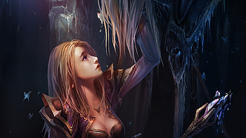 Jaina and Arthas, Arthas, Jaina, Wow, Warcraft HD wallpaper