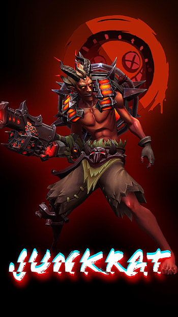 Junkrat, Explosive mayhem, Chaotic gameplay, Overwatch hero HD phone wallpaper