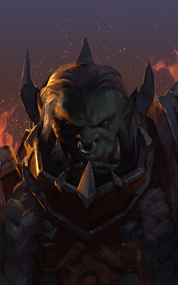 Saurfang the Mighty, Thrall's lieutenant, Honor and strength, Legendary warrior HD phone wallpaper