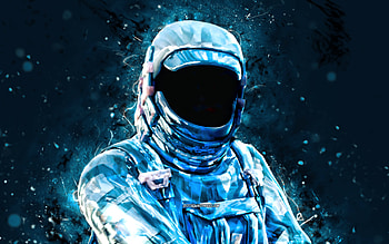 Sapphire Kondor, , blue neon lights, Fortnite Battle Royale, Fortnite characters, Sapphire Kondor Skin, Fortnite, Sapphire Kondor Fortnite HD wallpaper