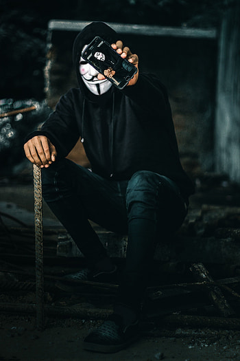 Mask, Miscellanea, Miscellaneous, Human, Person, Anonymous, Tele HD phone wallpaper