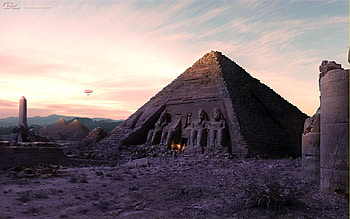 city of gods, god, pyramids, gods, city HD wallpaper