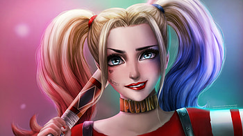 Harley Quinn , harley-quinn, artwork, digital-art, superheroes, deviantart, artist, art HD wallpaper