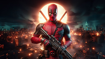 Deadpool Blade Ballet, deadpool, superheroes, artwork, artist, digital-art, deviantart HD wallpaper