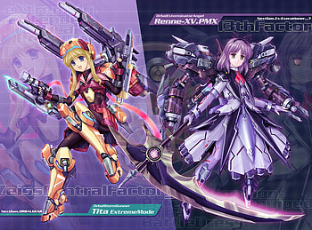 Orbal Gears, mechanical, len, angel, sora, purple, tech, mecha, 3d, cg, annihilation, cool, technology, tita, girls, falcom, zeiss HD wallpaper