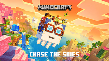 Minecraft: Chase the Skies, video game, Minecraft HD wallpaper