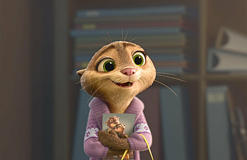 Mrs. Otterton, Zootopia graphy, Animal characters, Background HD wallpaper