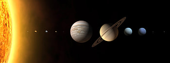 Solar System, Science HD wallpaper