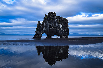 Nature, Sea, Rock, Shore, Bank, Iceland, Basalt Rock, Khvitserkur, Hwitserkur HD wallpaper
