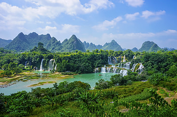 Tropical rainforest, Flow, Mountains, Vietnam, Stream HD wallpaper