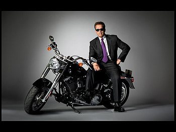 Governor-Bike-Rider, actor, bike, great, handsome HD wallpaper