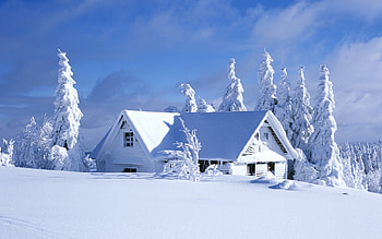Landscape, Nature, Houses HD wallpaper